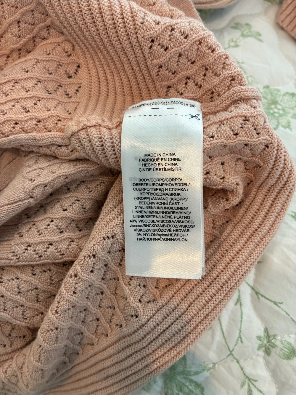 Lauren Ralph Lauren Blush Pink Knit Fit-and-Flare Dress - Picture 4 of 6